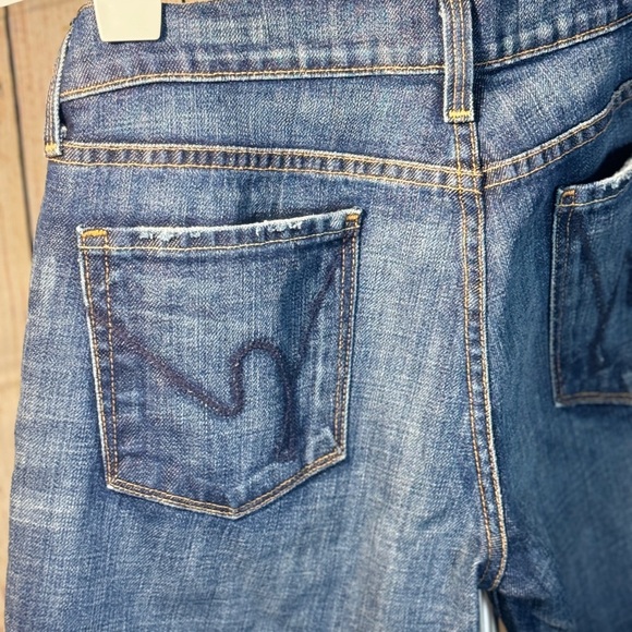 Citizens of Humanity Kelly #063 Stretch Low Waist Cropped Jeans Size 28 - Picture 6 of 13